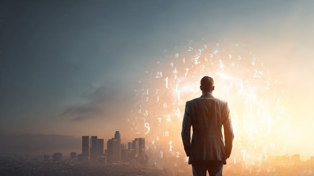 a_confident_ceo_standing_in_front_of Numerology in Business Growth