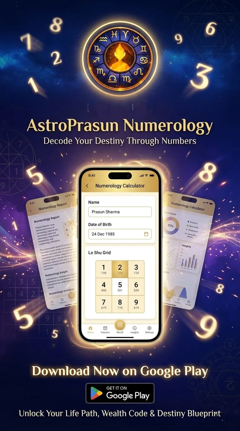 AstroPrasun Numerology App — Decode Your Destiny Through Numbers